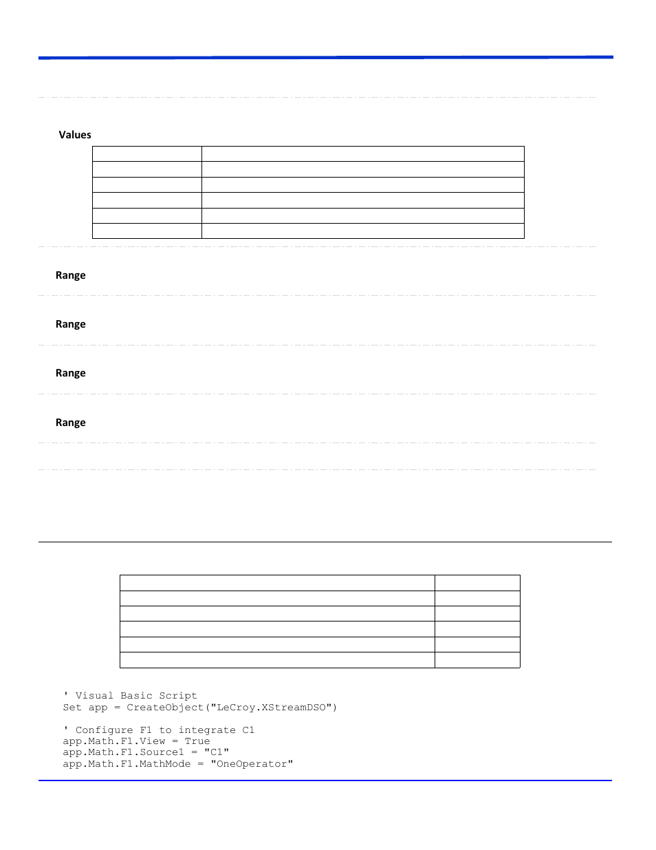 Integral | Teledyne LeCroy WaveRunner Automation Command User Manual | Page 349 / 460