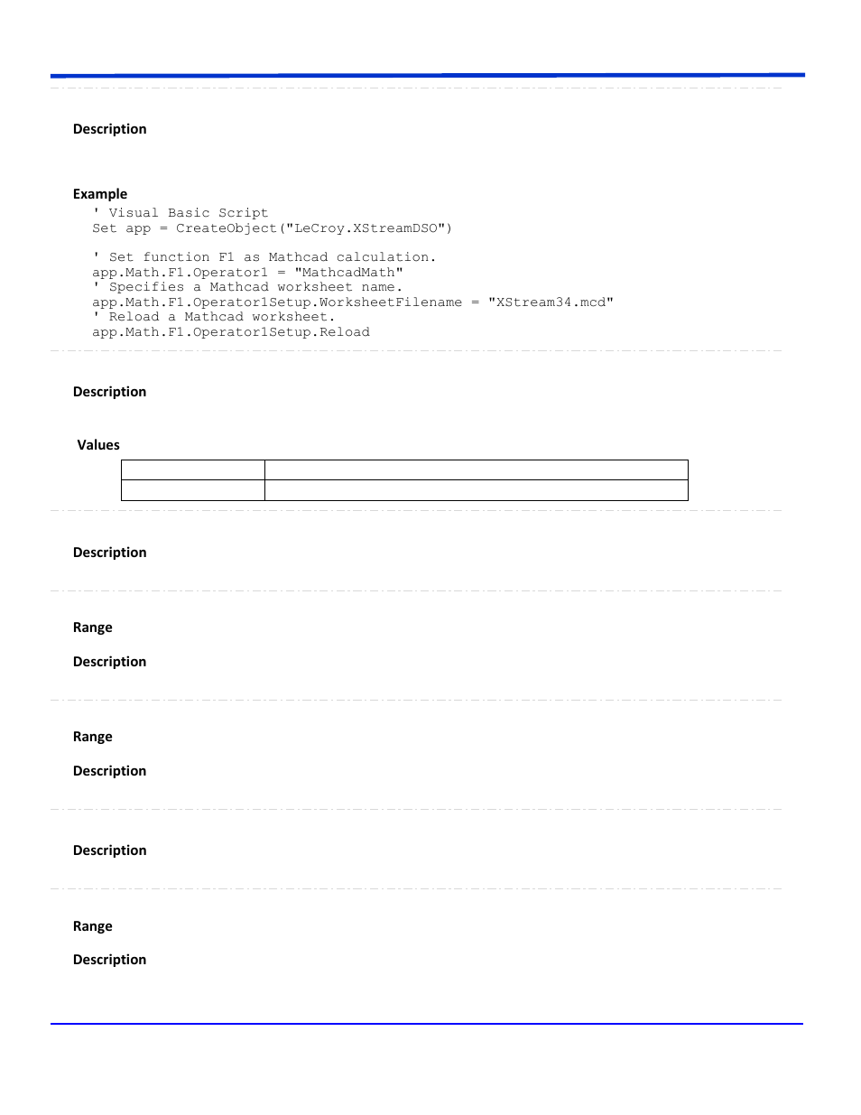 Teledyne LeCroy WaveRunner Automation Command User Manual | Page 356 / 460
