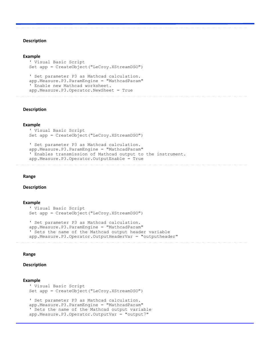 Teledyne LeCroy WaveRunner Automation Command User Manual | Page 367 / 460