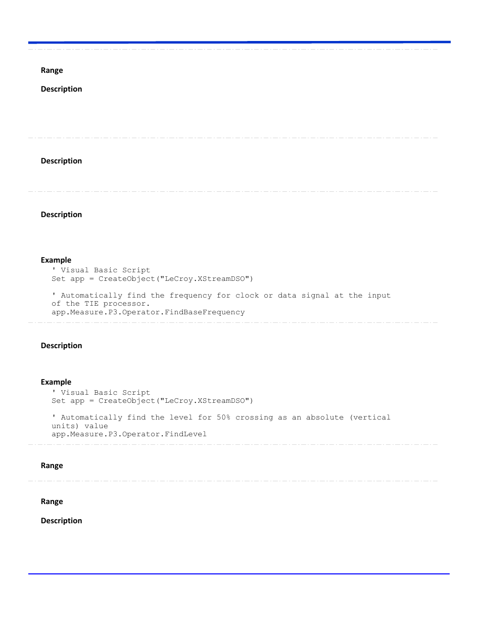 Teledyne LeCroy WaveRunner Automation Command User Manual | Page 450 / 460