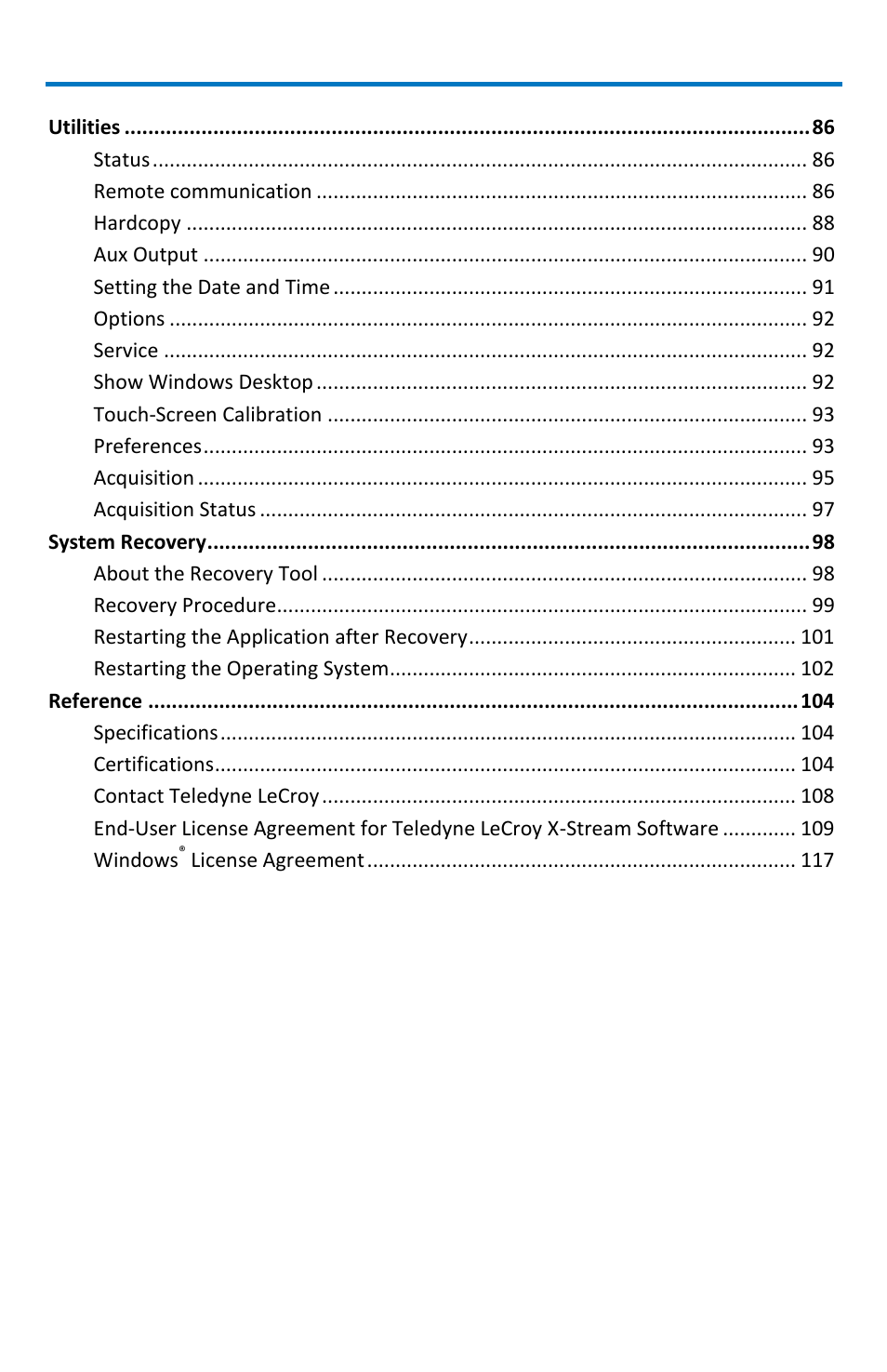 Waverunner xi-a and mxi-a oscilloscopes | Teledyne LeCroy WaveRunner МXi-A Getting Started Manual User Manual | Page 8 / 128