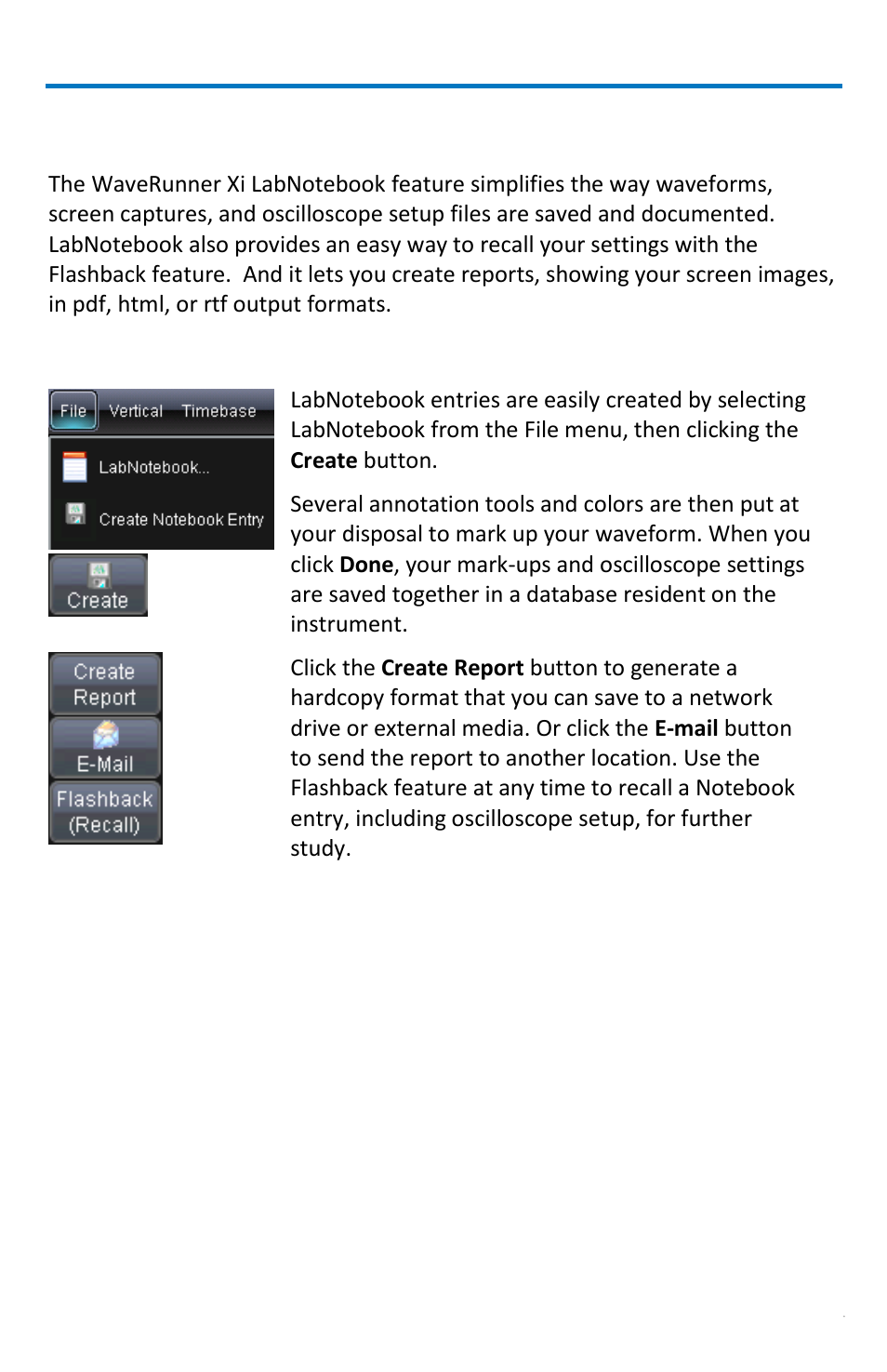 Documenting your work | Teledyne LeCroy WaveRunner МXi-A Getting Started Manual User Manual | Page 81 / 128