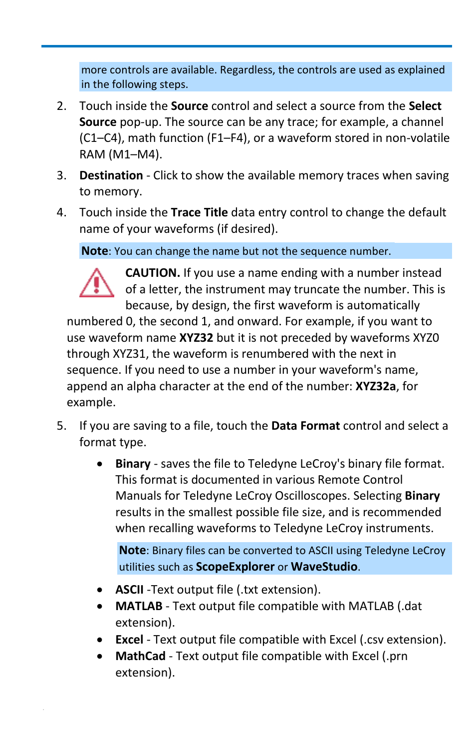 Teledyne LeCroy WaveRunner 6 Zi and 12-Bit HRO Getting Started Manual User Manual | Page 147 / 198