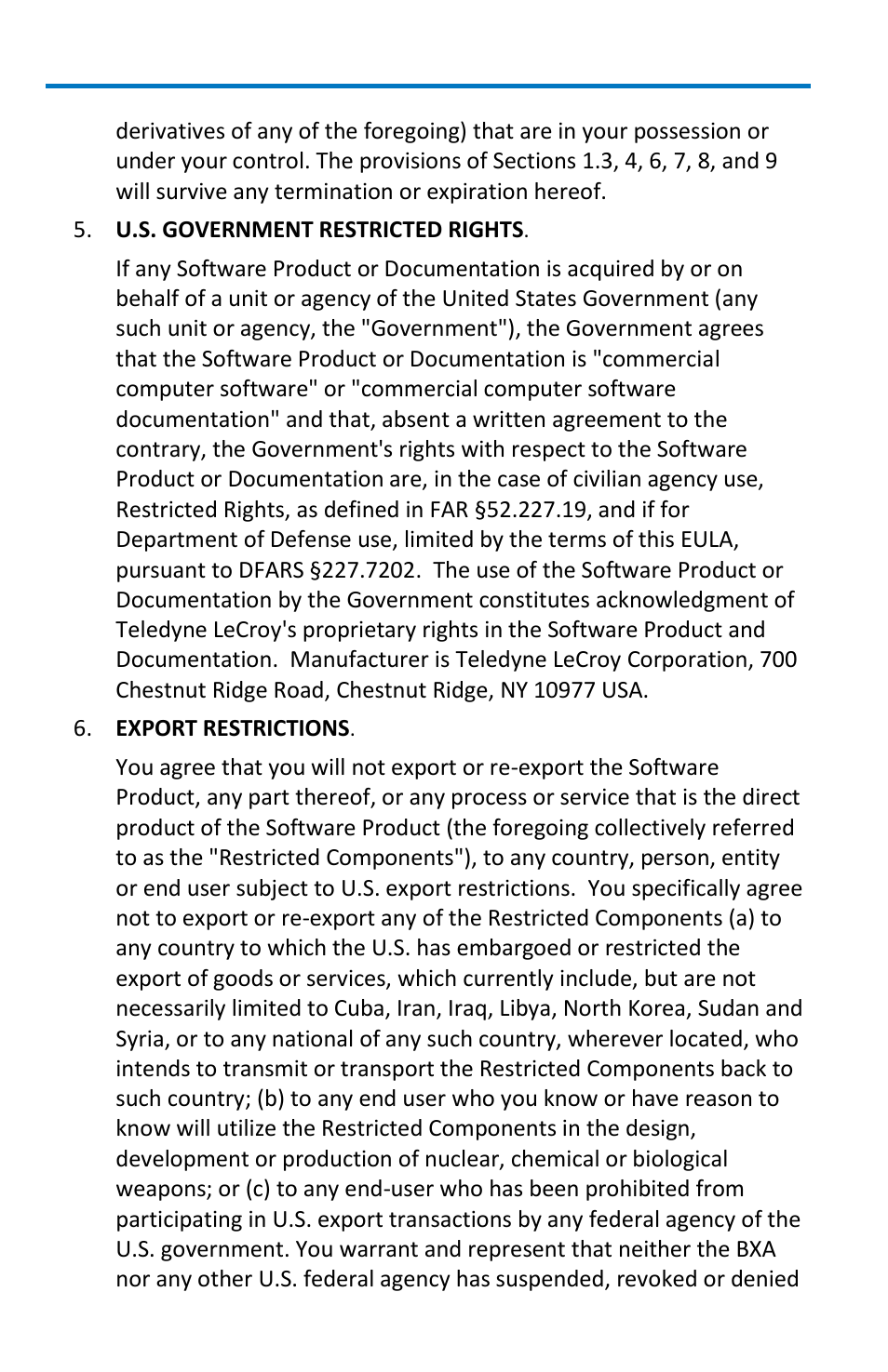 Teledyne LeCroy WaveRunner 6 Zi and 12-Bit HRO Getting Started Manual User Manual | Page 186 / 198