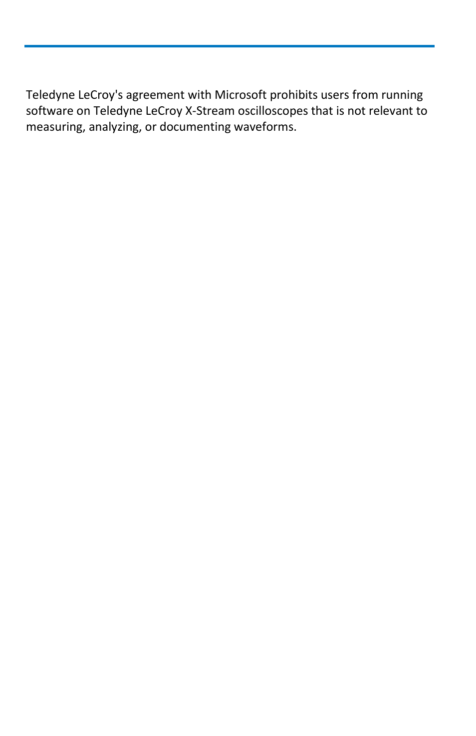 Windows, License agreement | Teledyne LeCroy WaveRunner 6 Zi and 12-Bit HRO Getting Started Manual User Manual | Page 190 / 198