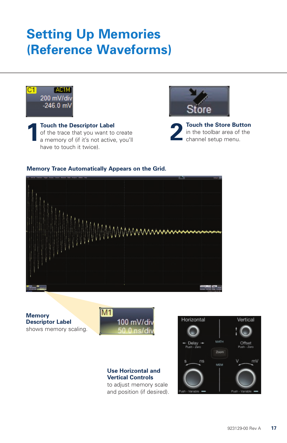 Teledyne LeCroy WaveRunner 6 Zi Quick Reference Guide User Manual | Page 17 / 20