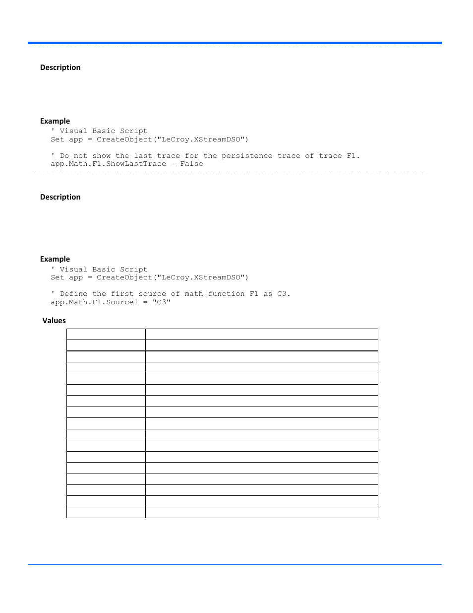 Teledyne LeCroy WaveSurfer Automation Command User Manual | Page 120 / 226
