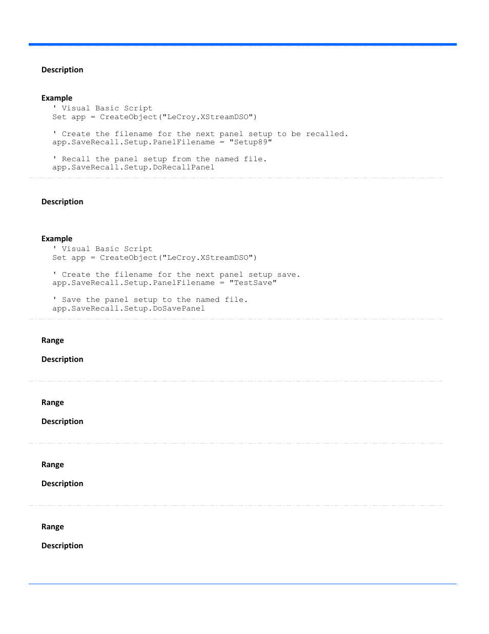 Teledyne LeCroy WaveSurfer Automation Command User Manual | Page 147 / 226