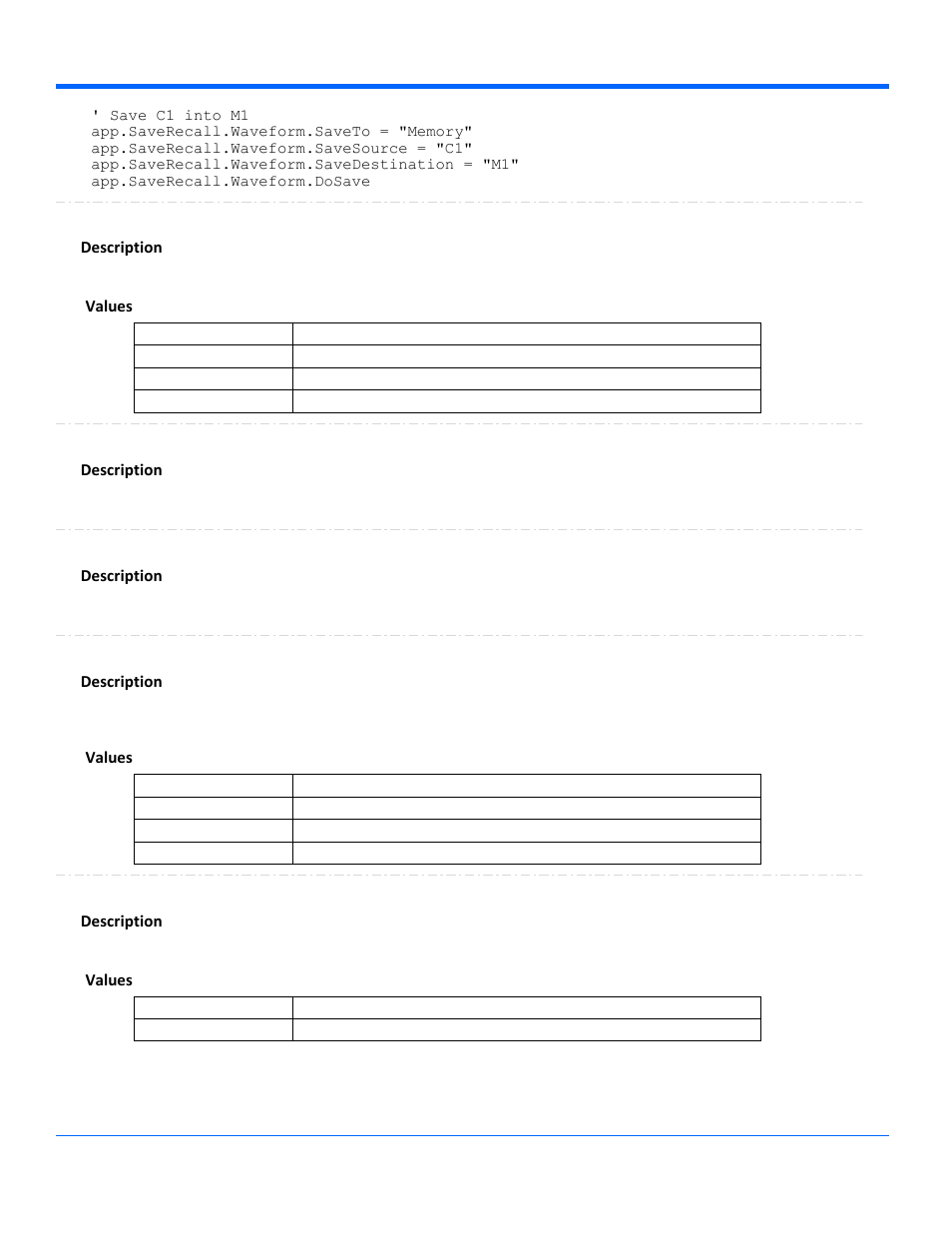 Teledyne LeCroy WaveSurfer Automation Command User Manual | Page 152 / 226
