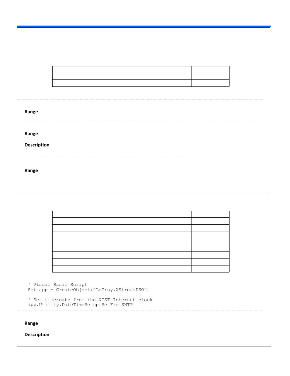 Systemcontrol, Datetimesetup | Teledyne LeCroy WaveSurfer Automation Command User Manual | Page 197 / 226