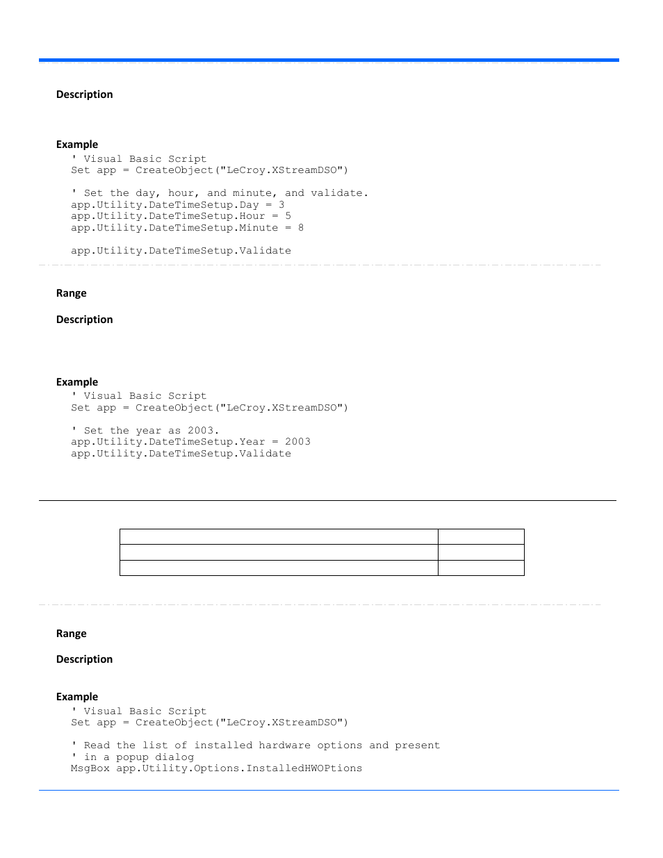 Options | Teledyne LeCroy WaveSurfer Automation Command User Manual | Page 200 / 226