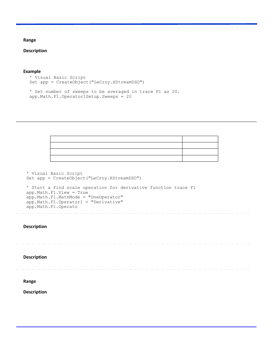 Derivative | Teledyne LeCroy WaveSurfer Automation Command User Manual | Page 211 / 226