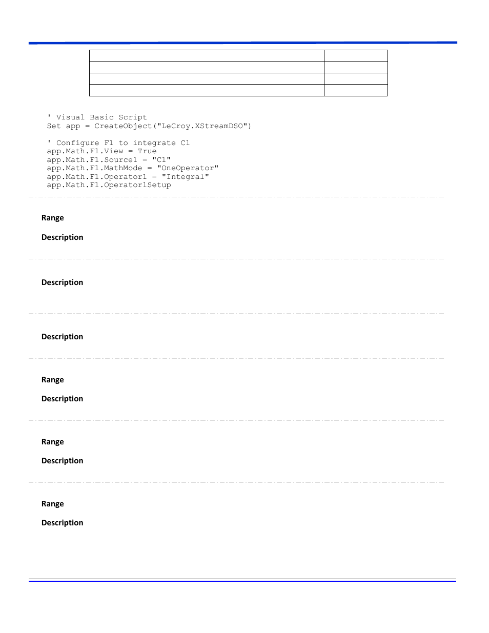 Rescale | Teledyne LeCroy WaveSurfer Automation Command User Manual | Page 215 / 226