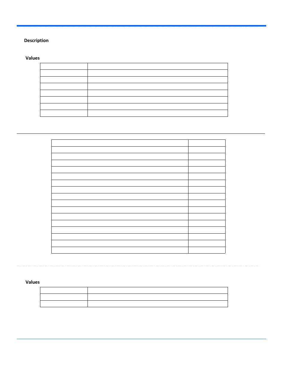 Protocol, Description values, App.acquisition.trigger.serial.i2c ackcondition | Values | Teledyne LeCroy WaveSurfer Automation Command User Manual | Page 41 / 226