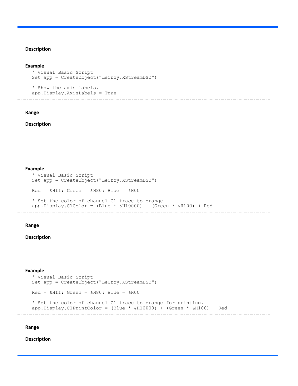 Teledyne LeCroy WaveSurfer Automation Command User Manual | Page 77 / 226