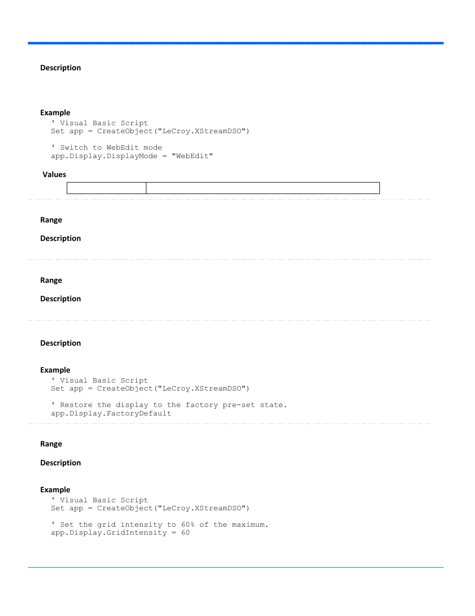 Teledyne LeCroy WaveSurfer Automation Command User Manual | Page 79 / 226