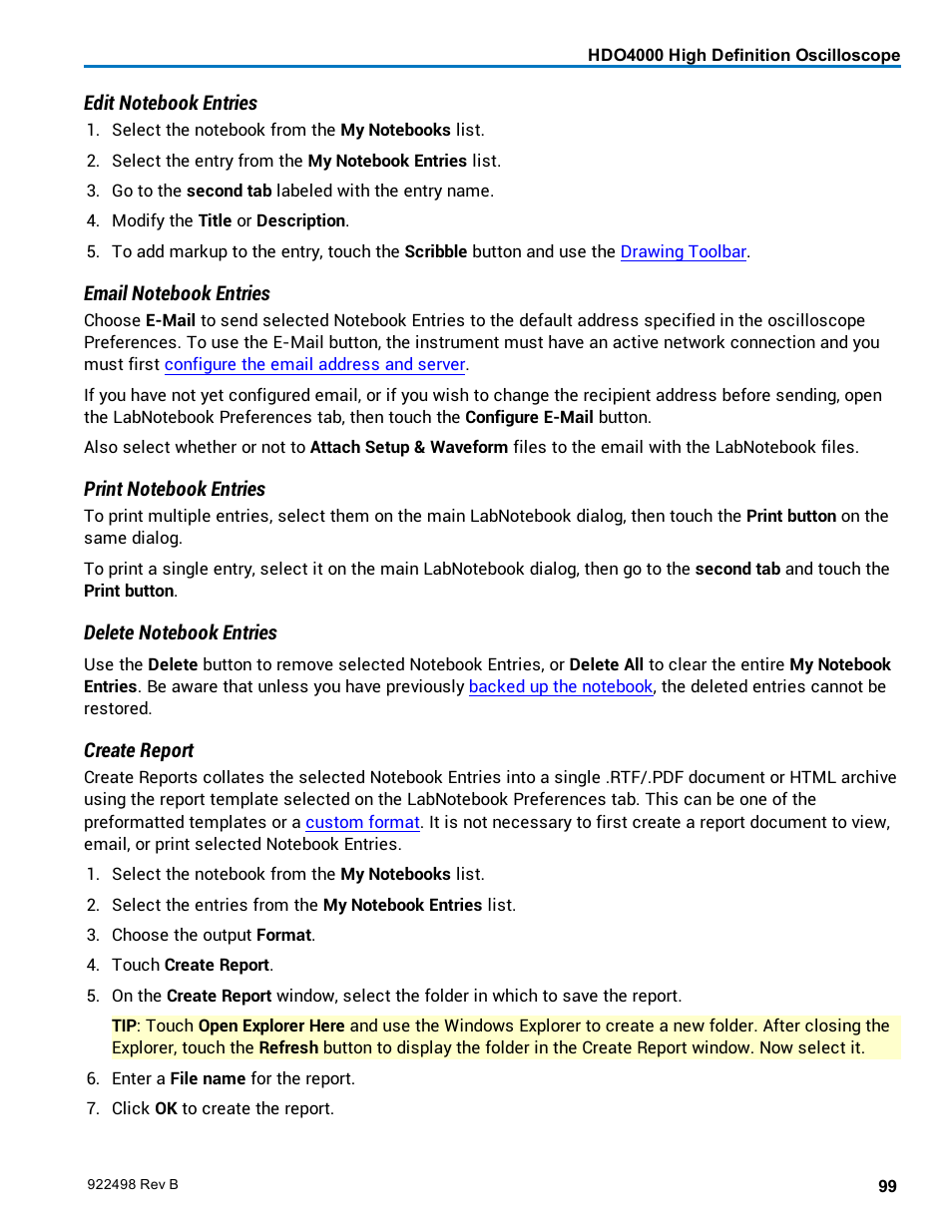 Teledyne LeCroy HDO 4000 Operators Manual User Manual | Page 107 / 122