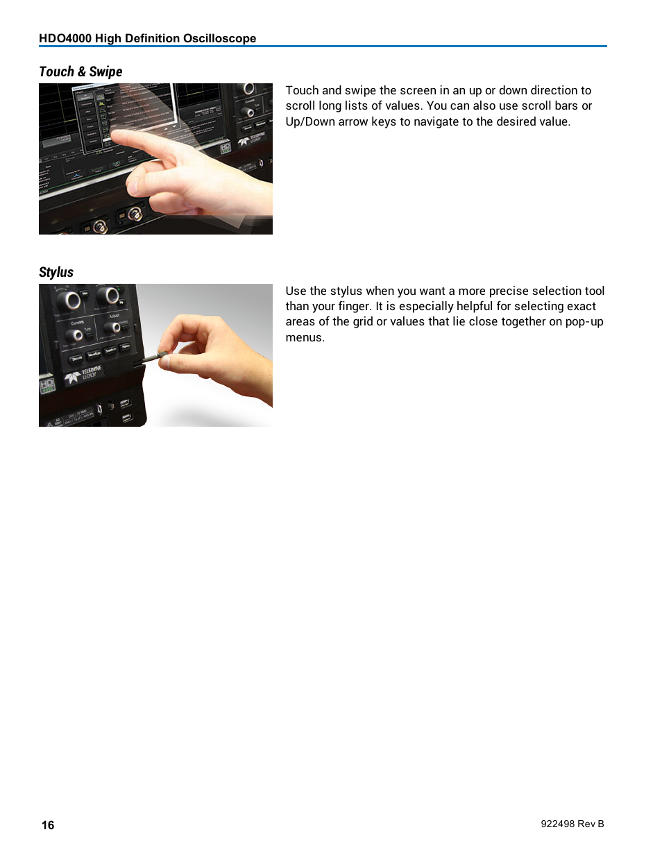 Teledyne LeCroy HDO 4000 Operators Manual User Manual | Page 24 / 122