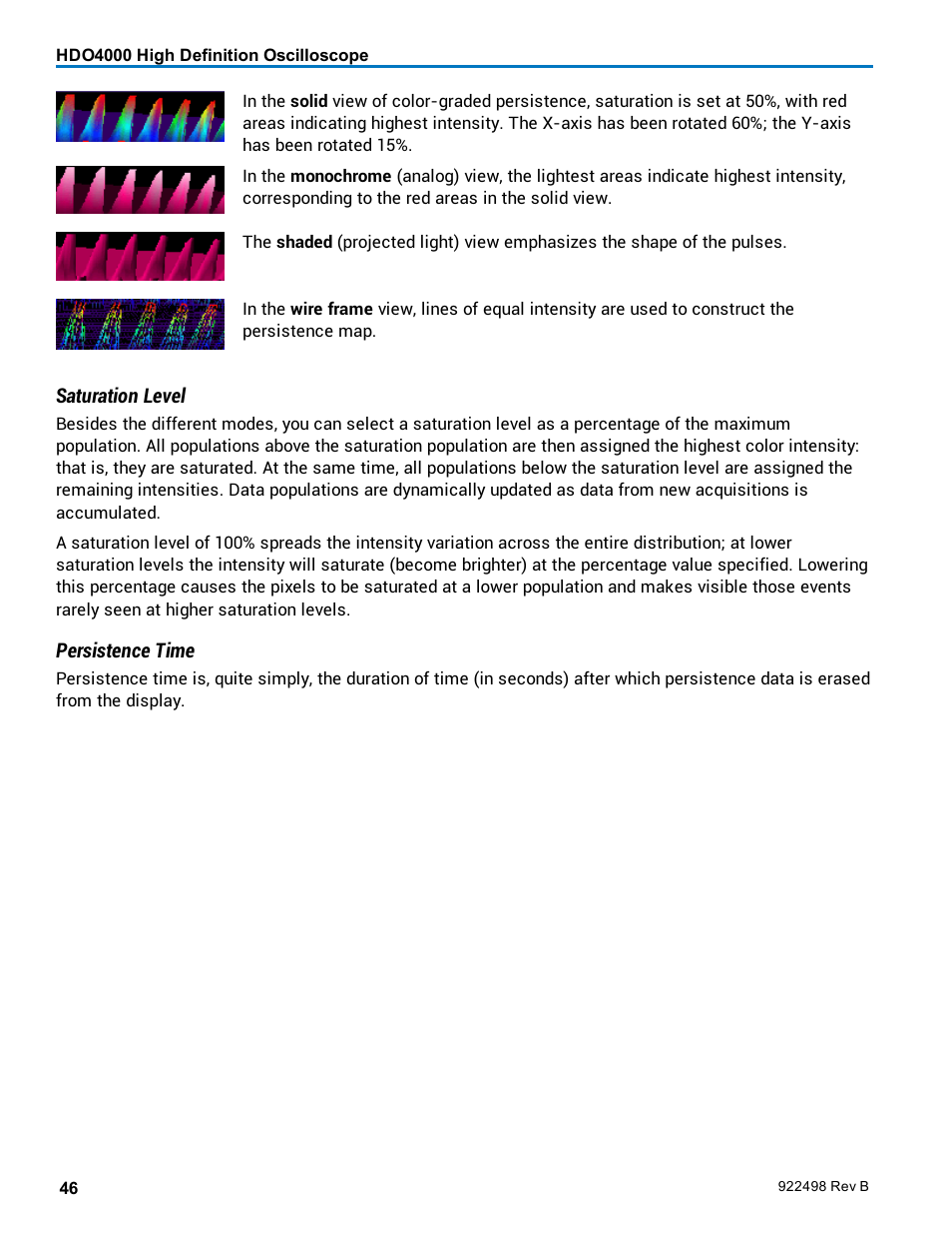 Teledyne LeCroy HDO 4000 Operators Manual User Manual | Page 54 / 122