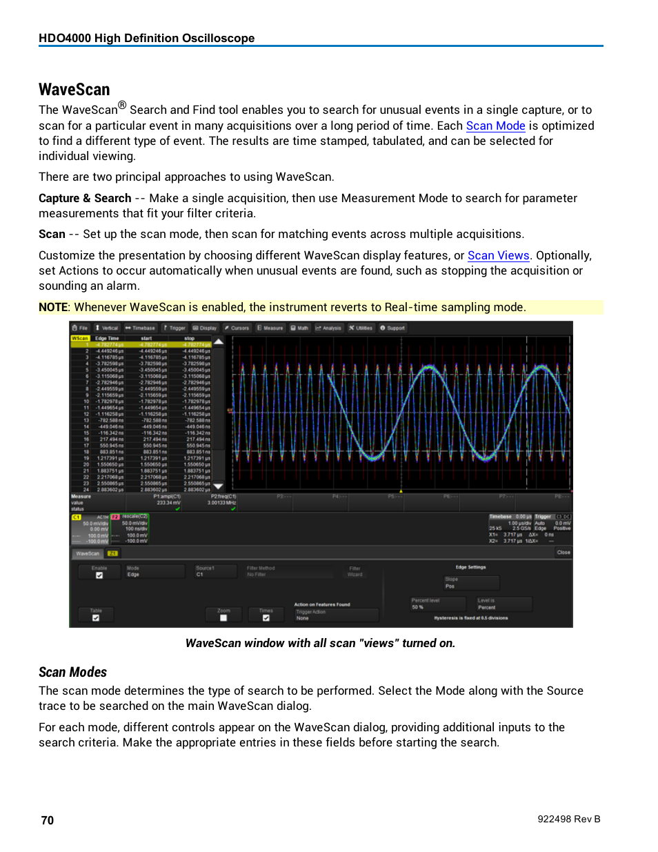 Wavescan | Teledyne LeCroy HDO 4000 Operators Manual User Manual | Page 78 / 122