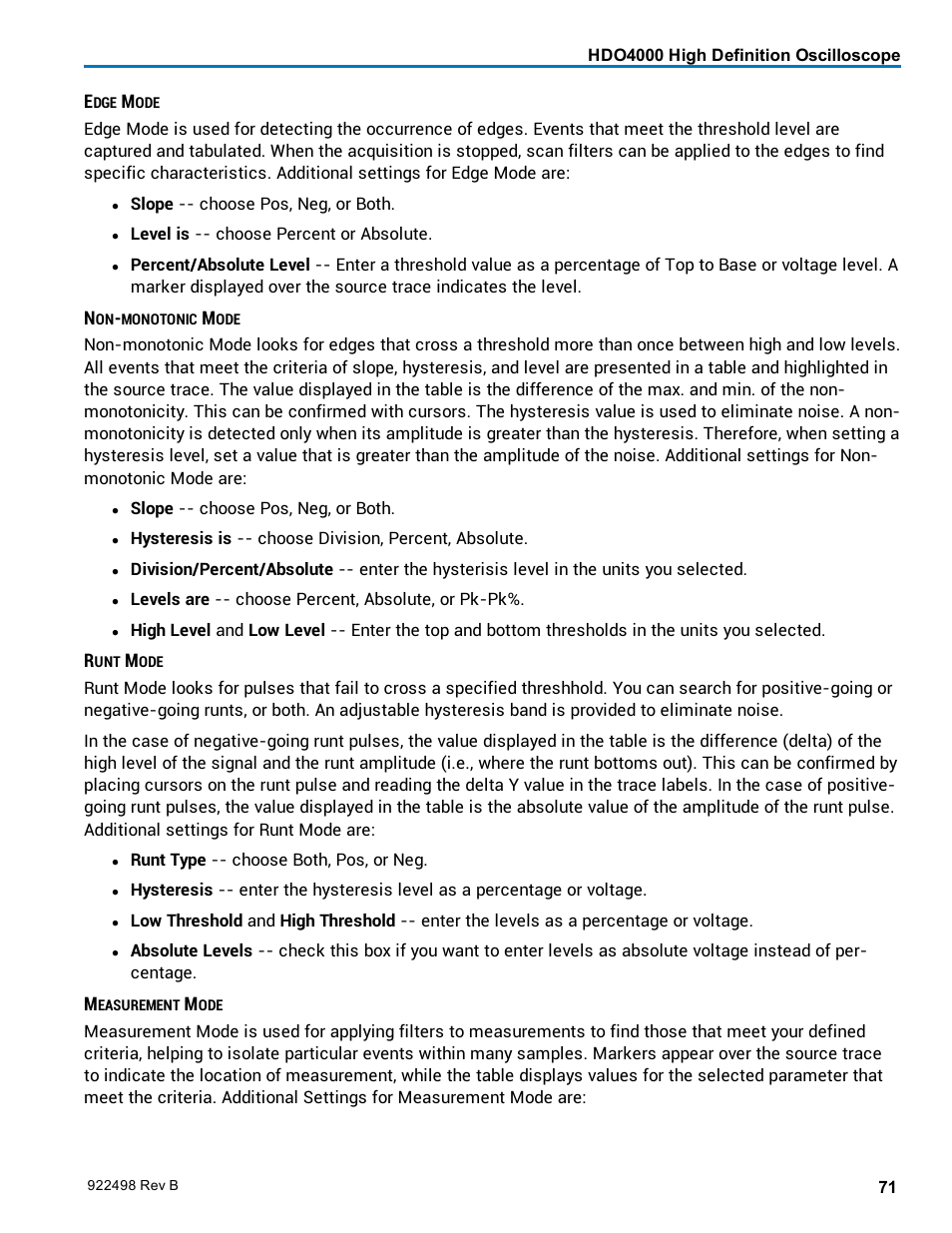 Teledyne LeCroy HDO 4000 Operators Manual User Manual | Page 79 / 122