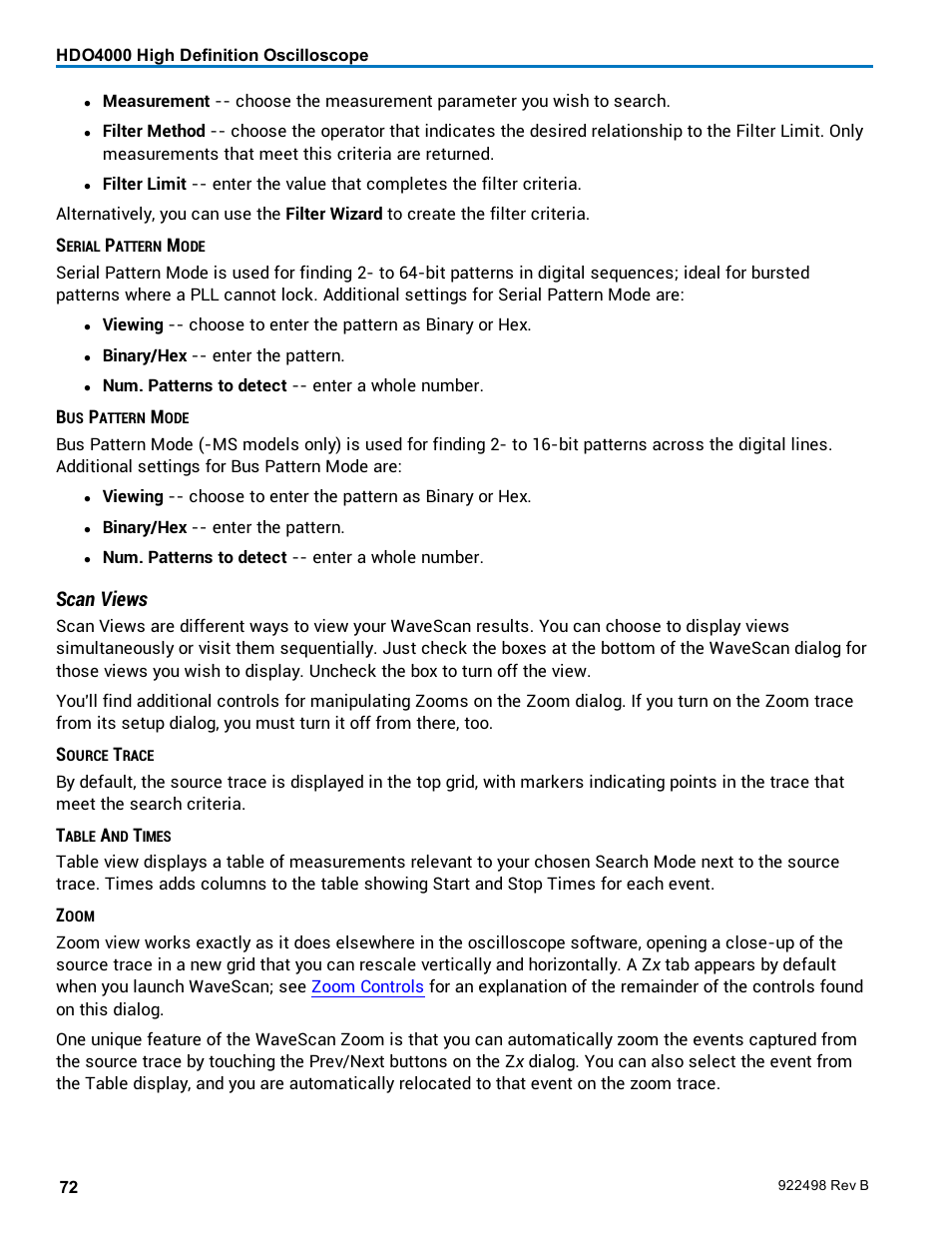 Scan views | Teledyne LeCroy HDO 4000 Operators Manual User Manual | Page 80 / 122