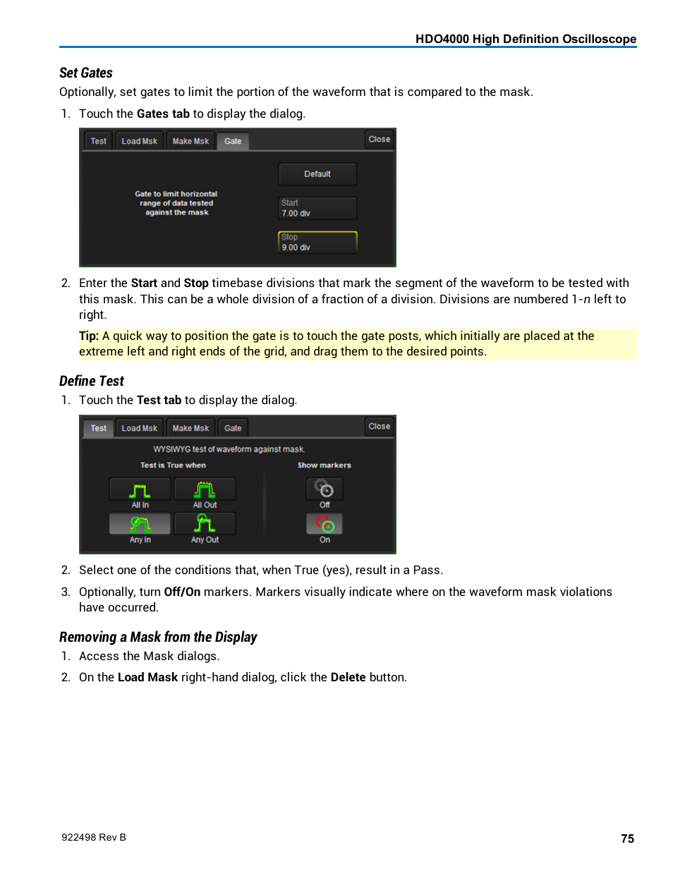 Teledyne LeCroy HDO 4000 Operators Manual User Manual | Page 83 / 122