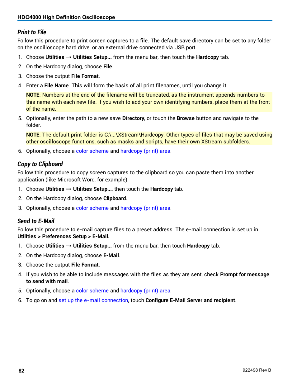 Teledyne LeCroy HDO 4000 Operators Manual User Manual | Page 90 / 122