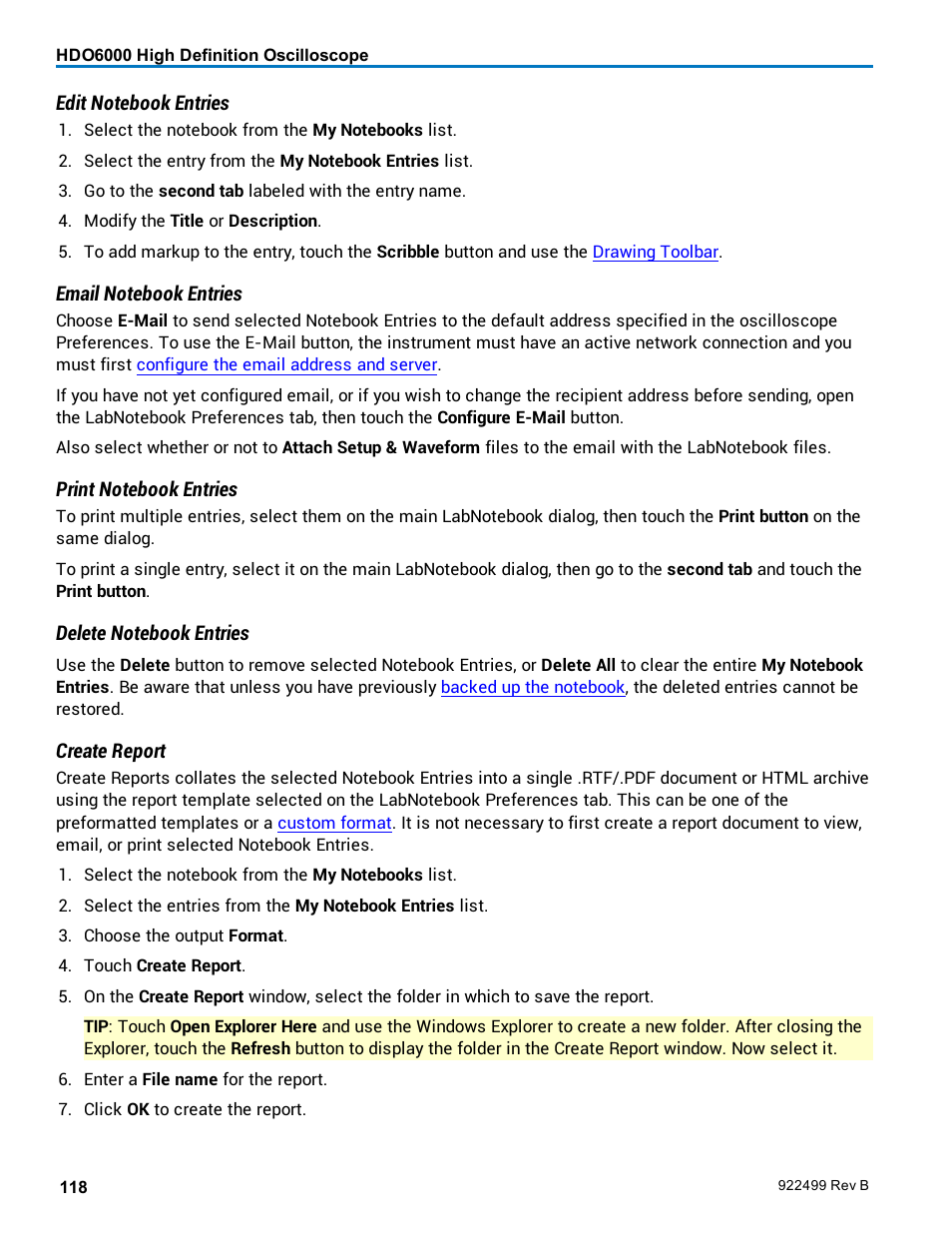 Teledyne LeCroy HDO6000 Operators Manual User Manual | Page 126 / 142