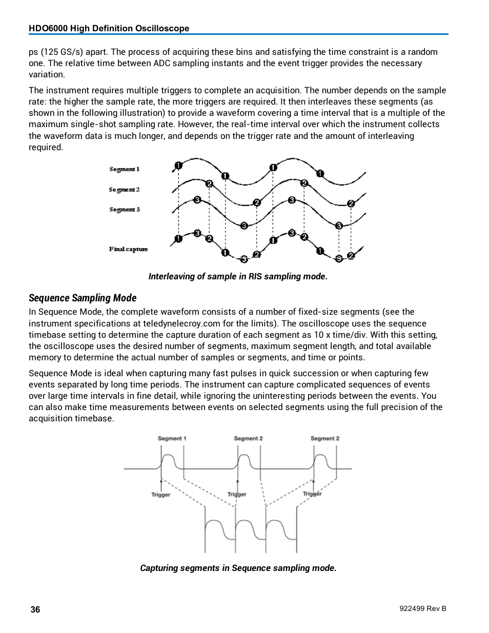 Sequence | Teledyne LeCroy HDO6000 Operators Manual User Manual | Page 44 / 142