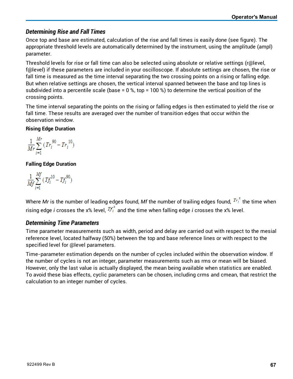 Teledyne LeCroy HDO6000 Operators Manual User Manual | Page 75 / 142