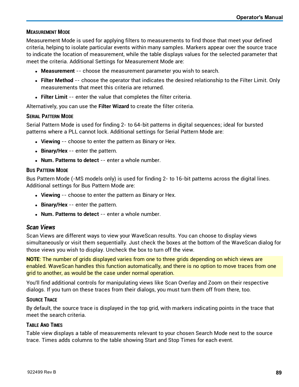 Scan views | Teledyne LeCroy HDO6000 Operators Manual User Manual | Page 97 / 142