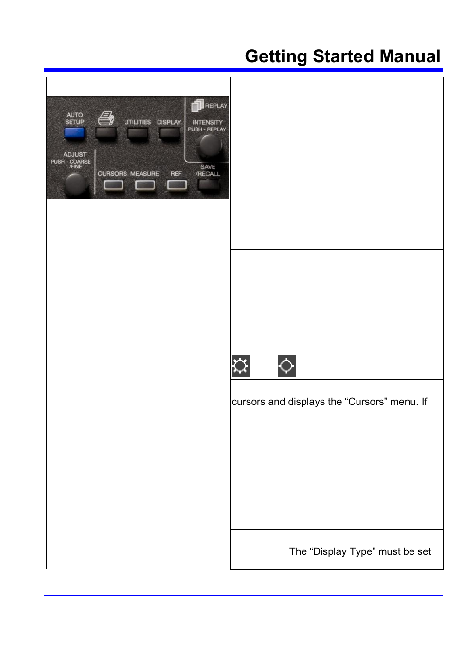 General control buttons, Getting started manual | Teledyne LeCroy WaveJet 300A Series Getting Started Guide User Manual | Page 32 / 67