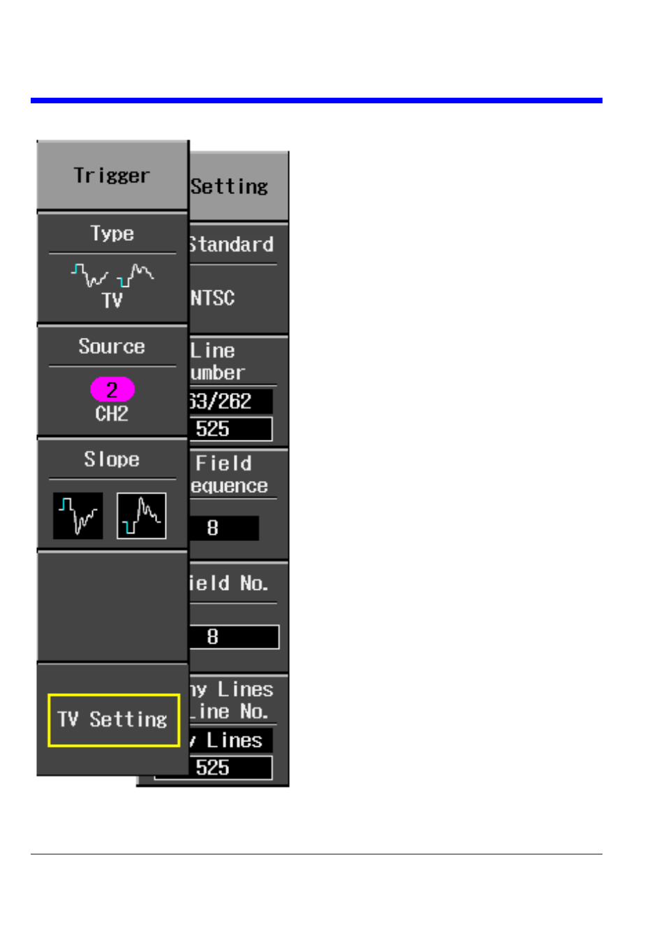 Horizontal trigger setup, Vertical, Wavejet 300a series | Teledyne LeCroy WaveJet 300A Series Getting Started Guide User Manual | Page 47 / 67