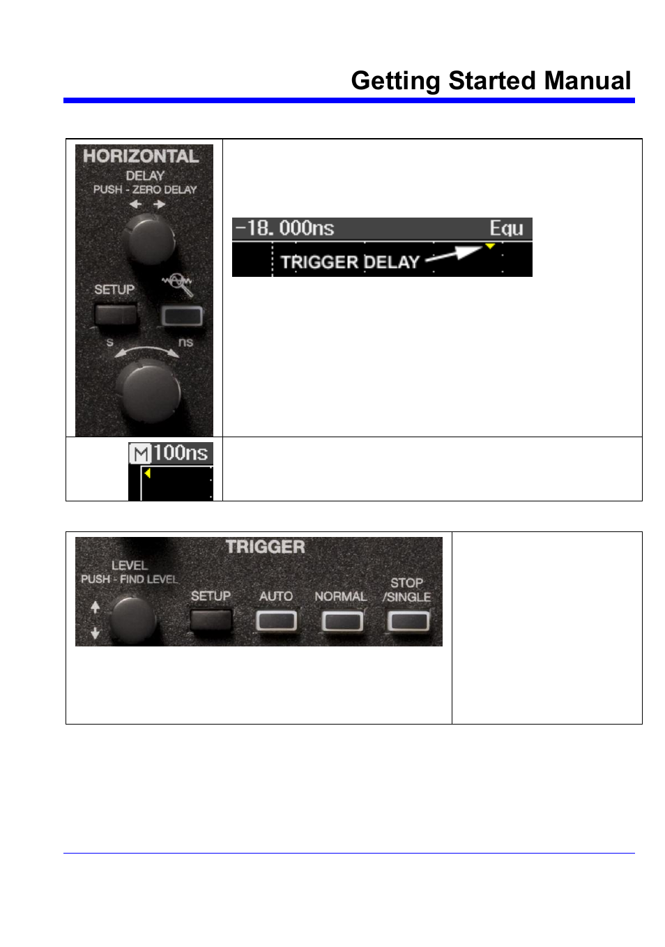 To set up an edge trigger, Getting started manual | Teledyne LeCroy WaveJet 300A Series Getting Started Guide User Manual | Page 48 / 67