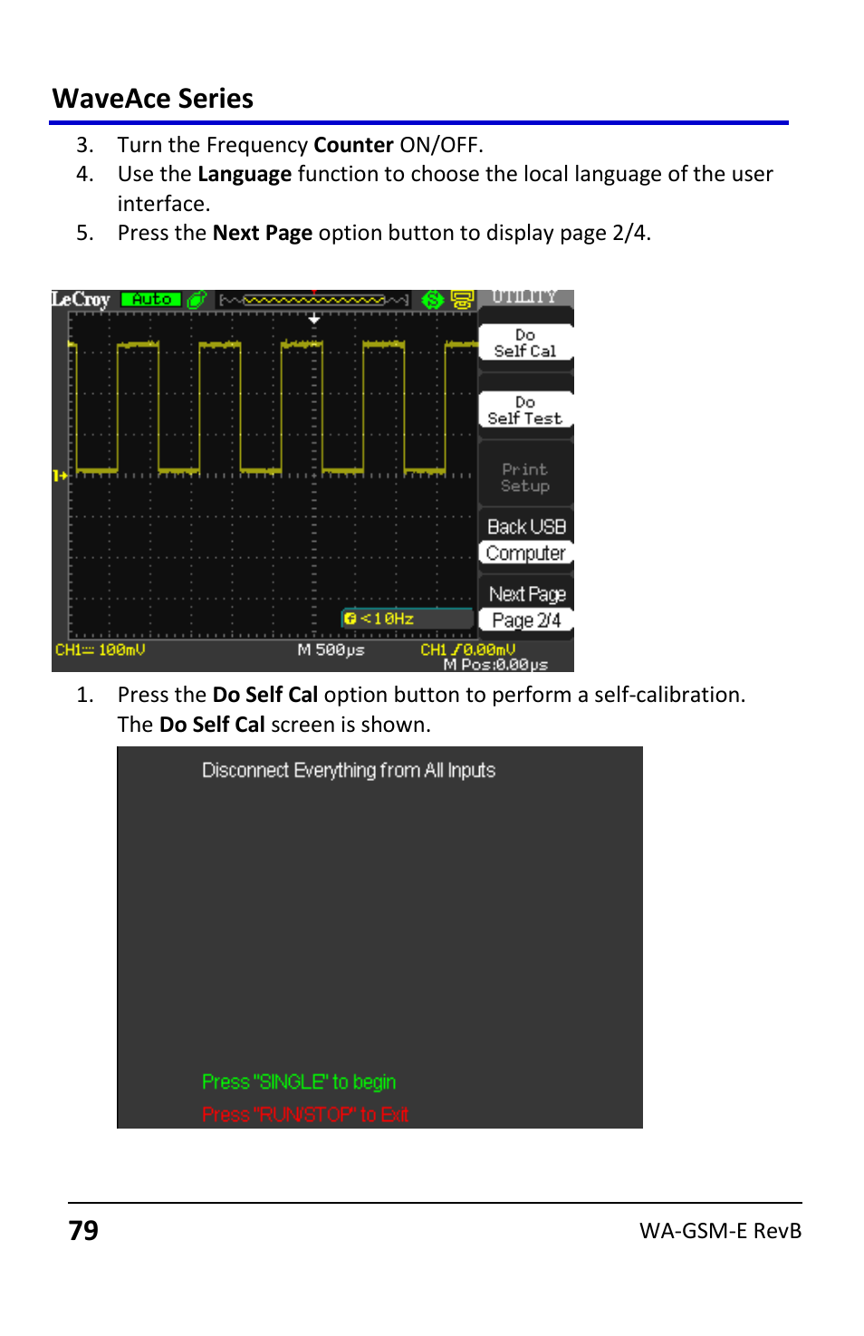 Waveace series | Teledyne LeCroy WaveAce User Manual | Page 79 / 106