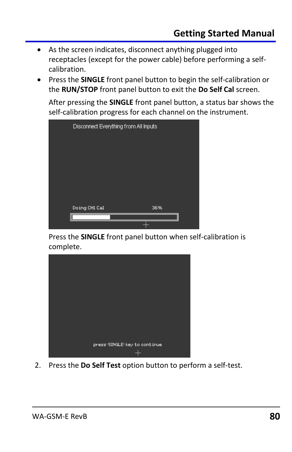 Getting started manual | Teledyne LeCroy WaveAce User Manual | Page 80 / 106