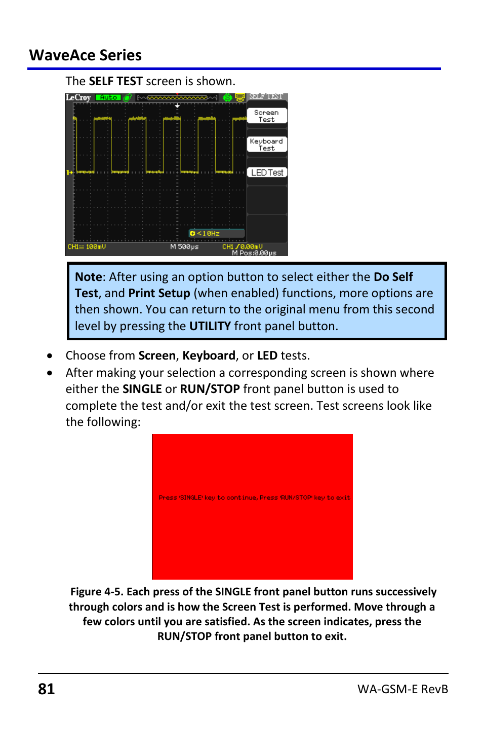 Waveace series | Teledyne LeCroy WaveAce User Manual | Page 81 / 106