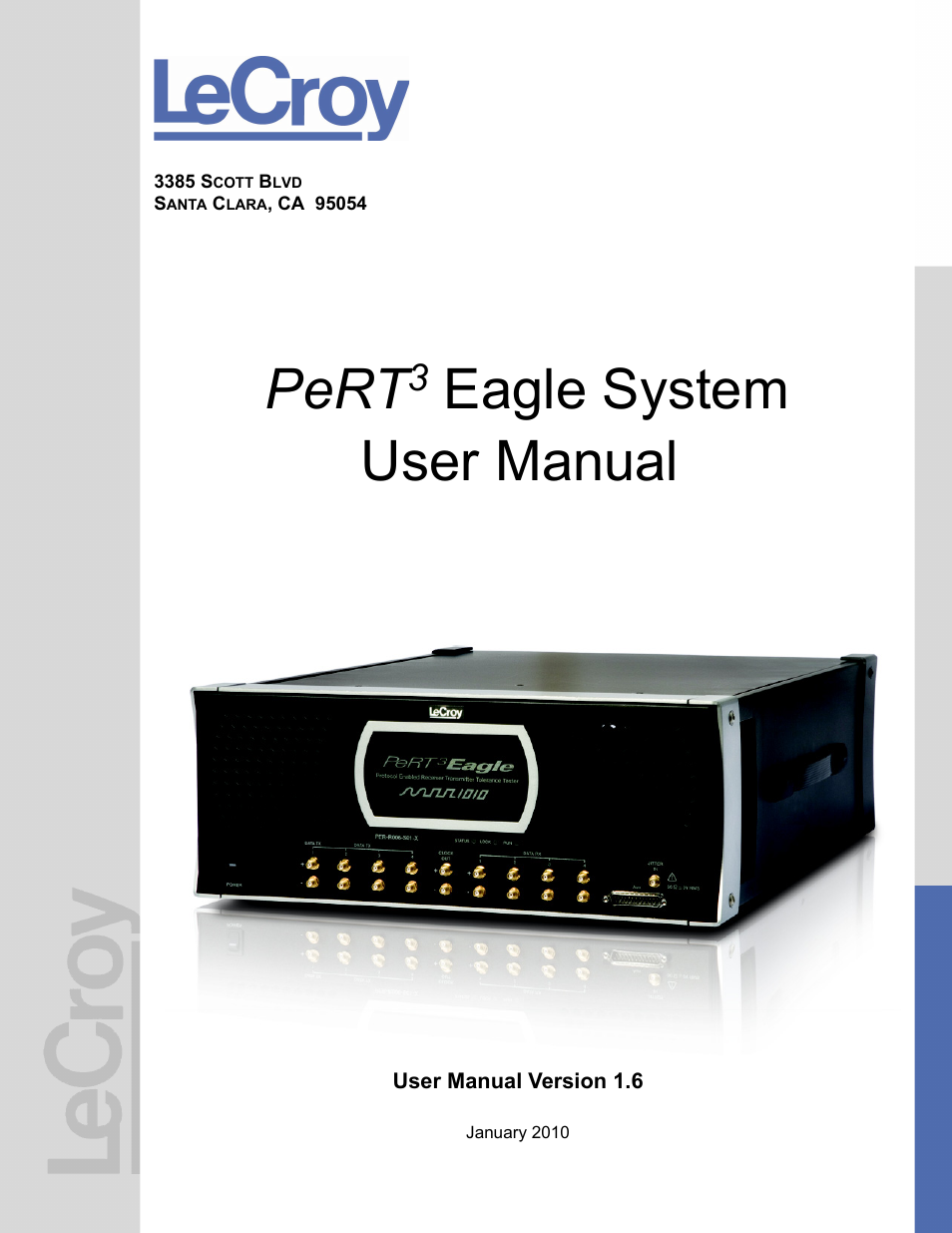 Teledyne LeCroy PeRT3 Eagle Systems User Manual | 84 pages