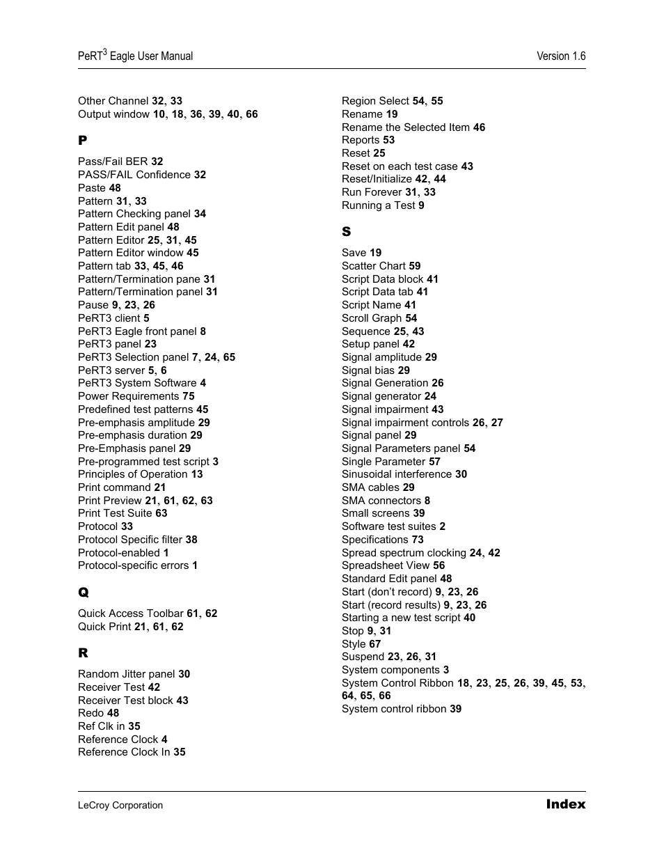 Teledyne LeCroy PeRT3 Eagle Systems User Manual | Page 83 / 84