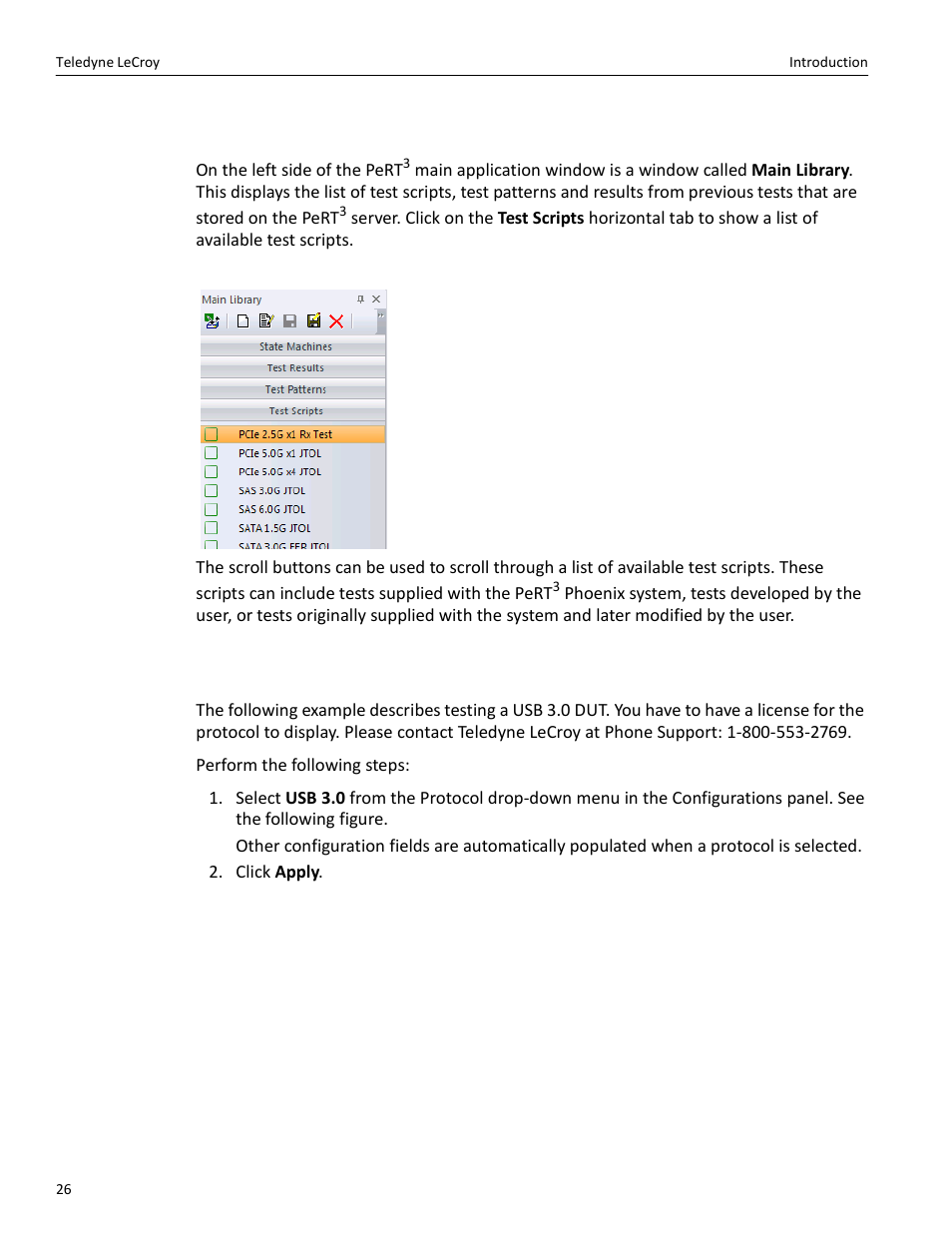 Modifying a test, Testing a dut | Teledyne LeCroy PeRT3 Phoenix System User Manual | Page 28 / 122