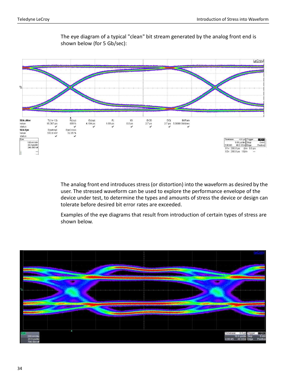 Introduction of stress into waveform | Teledyne LeCroy PeRT3 Phoenix System User Manual | Page 36 / 122