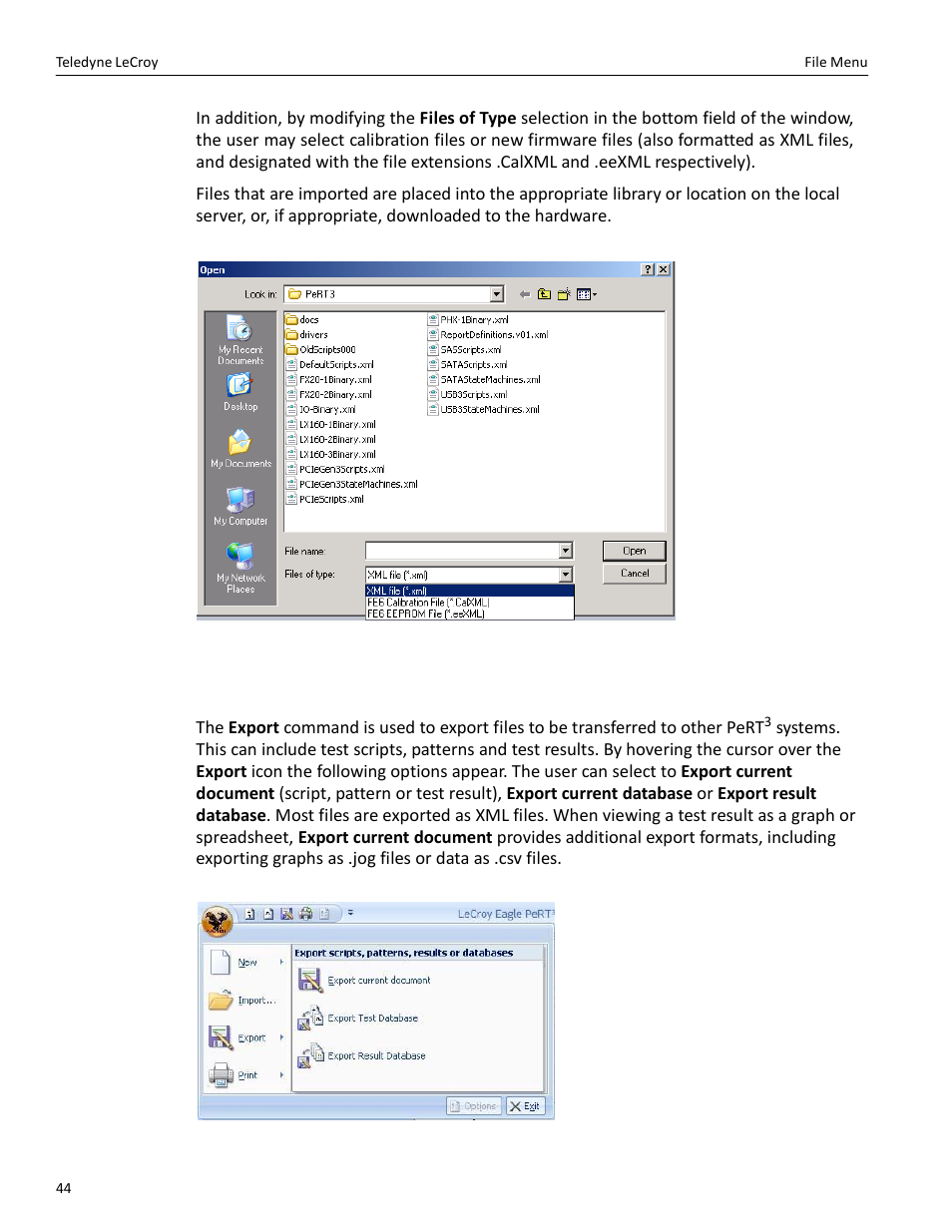 Teledyne LeCroy PeRT3 Phoenix System User Manual | Page 46 / 122