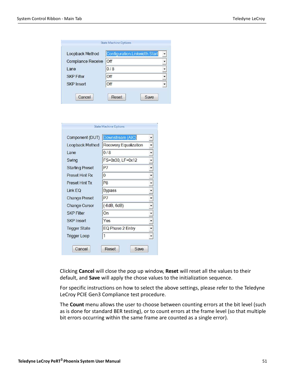 Teledyne LeCroy PeRT3 Phoenix System User Manual | Page 53 / 122