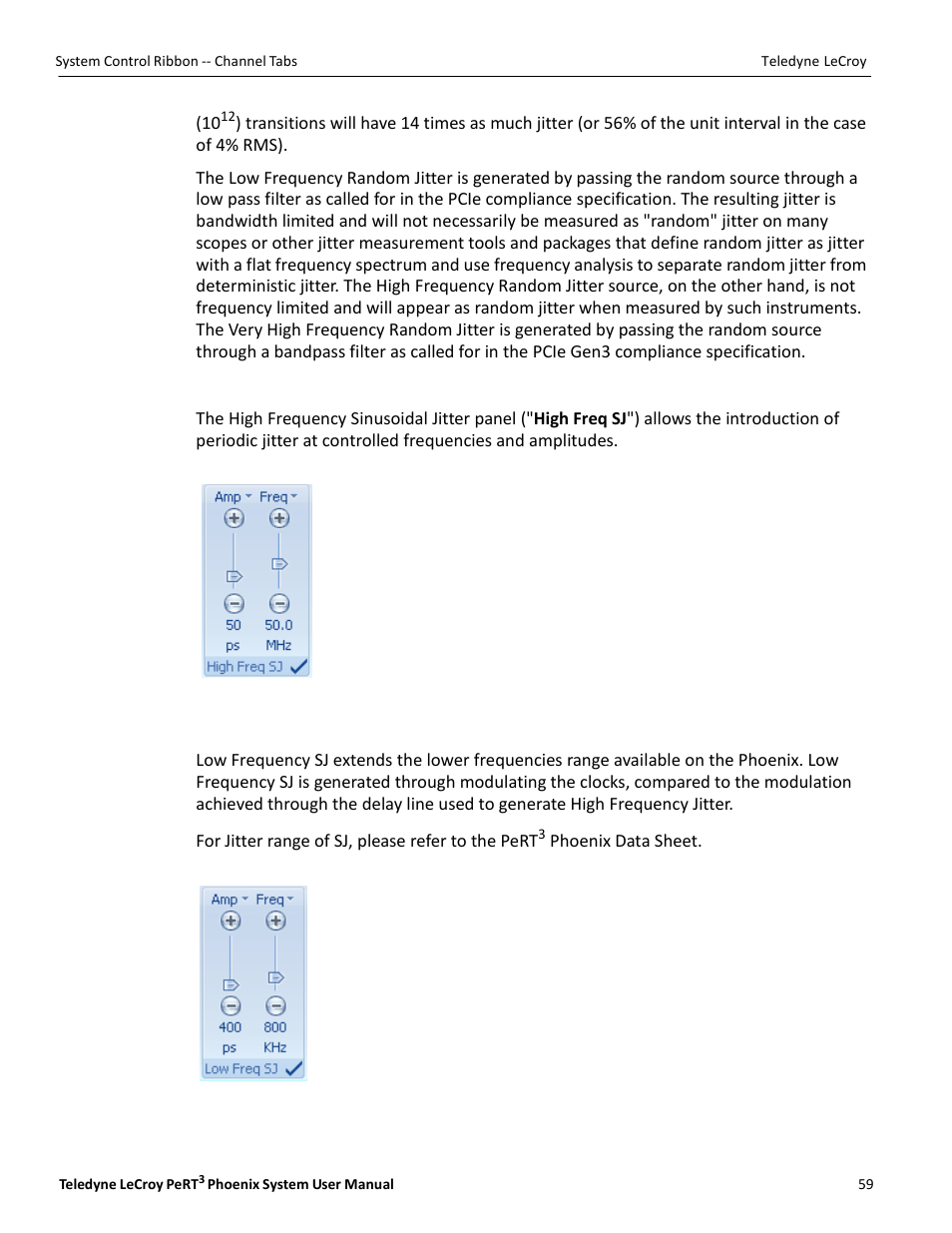 Teledyne LeCroy PeRT3 Phoenix System User Manual | Page 61 / 122