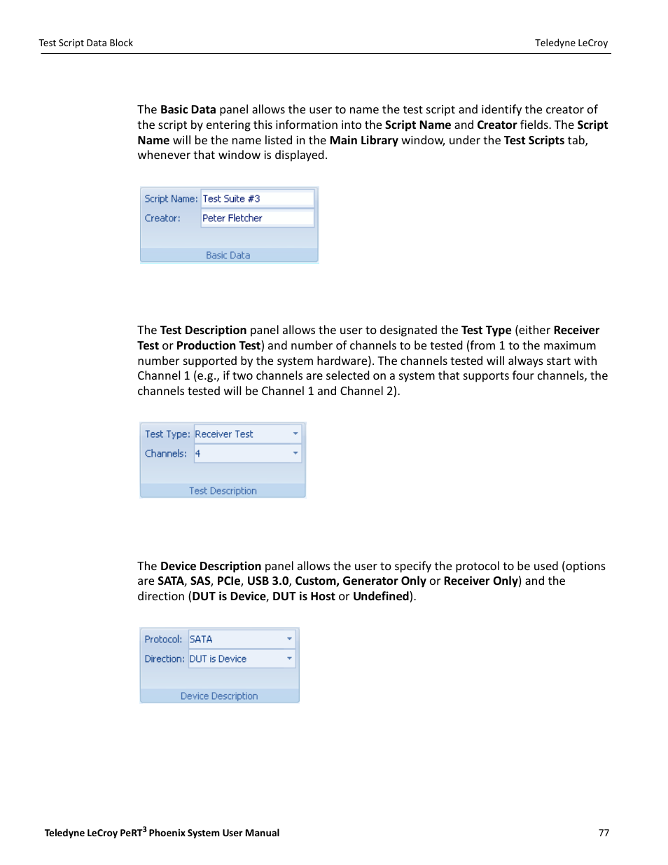 Teledyne LeCroy PeRT3 Phoenix System User Manual | Page 79 / 122