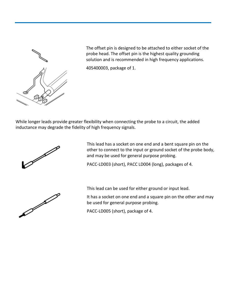 Leads | Teledyne LeCroy HFP1000 User Manual | Page 18 / 46