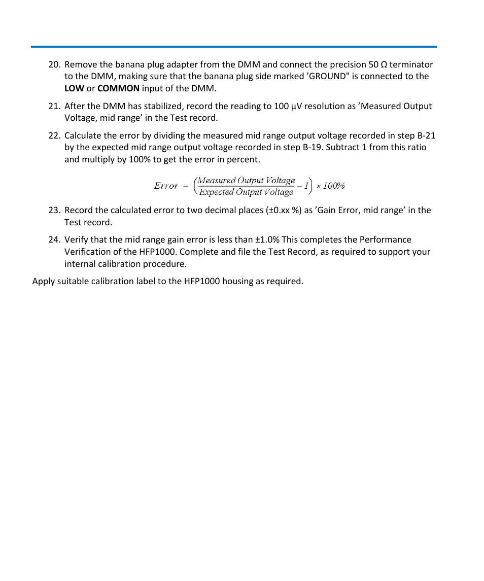 Teledyne LeCroy HFP1000 User Manual | Page 34 / 46