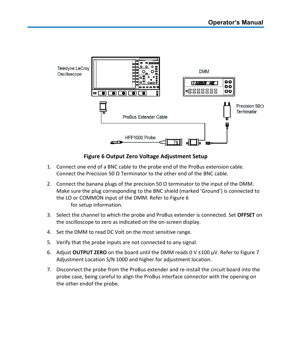 Procedure | Teledyne LeCroy HFP1000 User Manual | Page 37 / 46