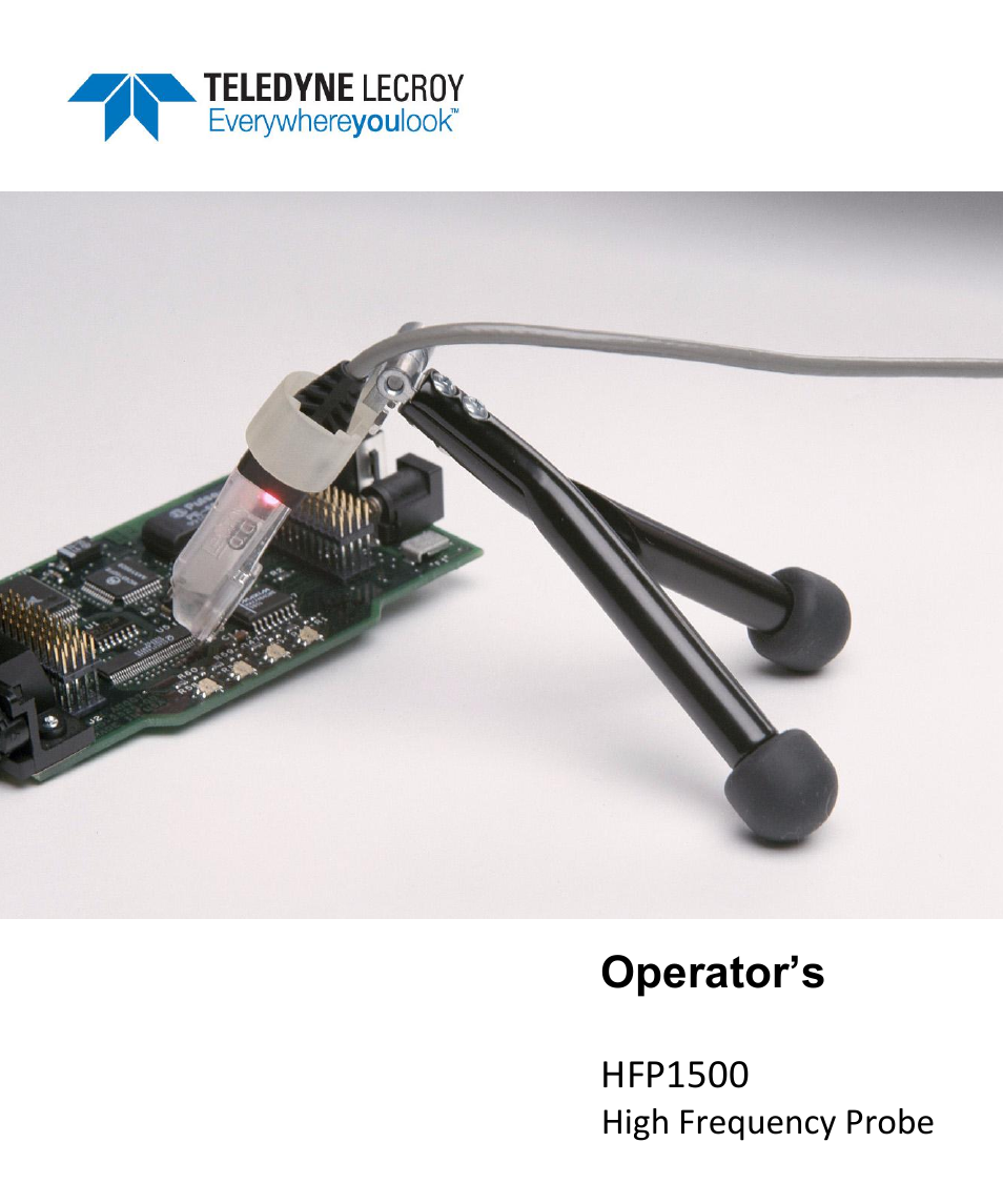 Teledyne LeCroy HFP1500 User Manual | 48 pages
